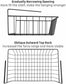 Hanging Under Shelf Storage Basket (6 Pack) - HR026 - iSPECLE