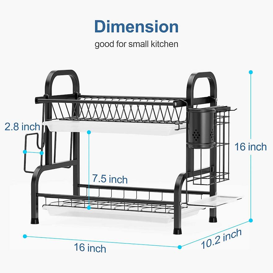 HP08 Stainless Steel Dish Drying Rack - iSPECLE