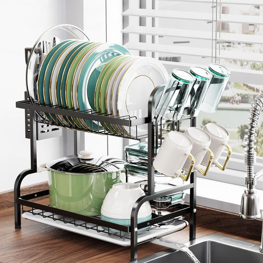 iSPECLE Large Capacity Rustproof Dish Drying Rack