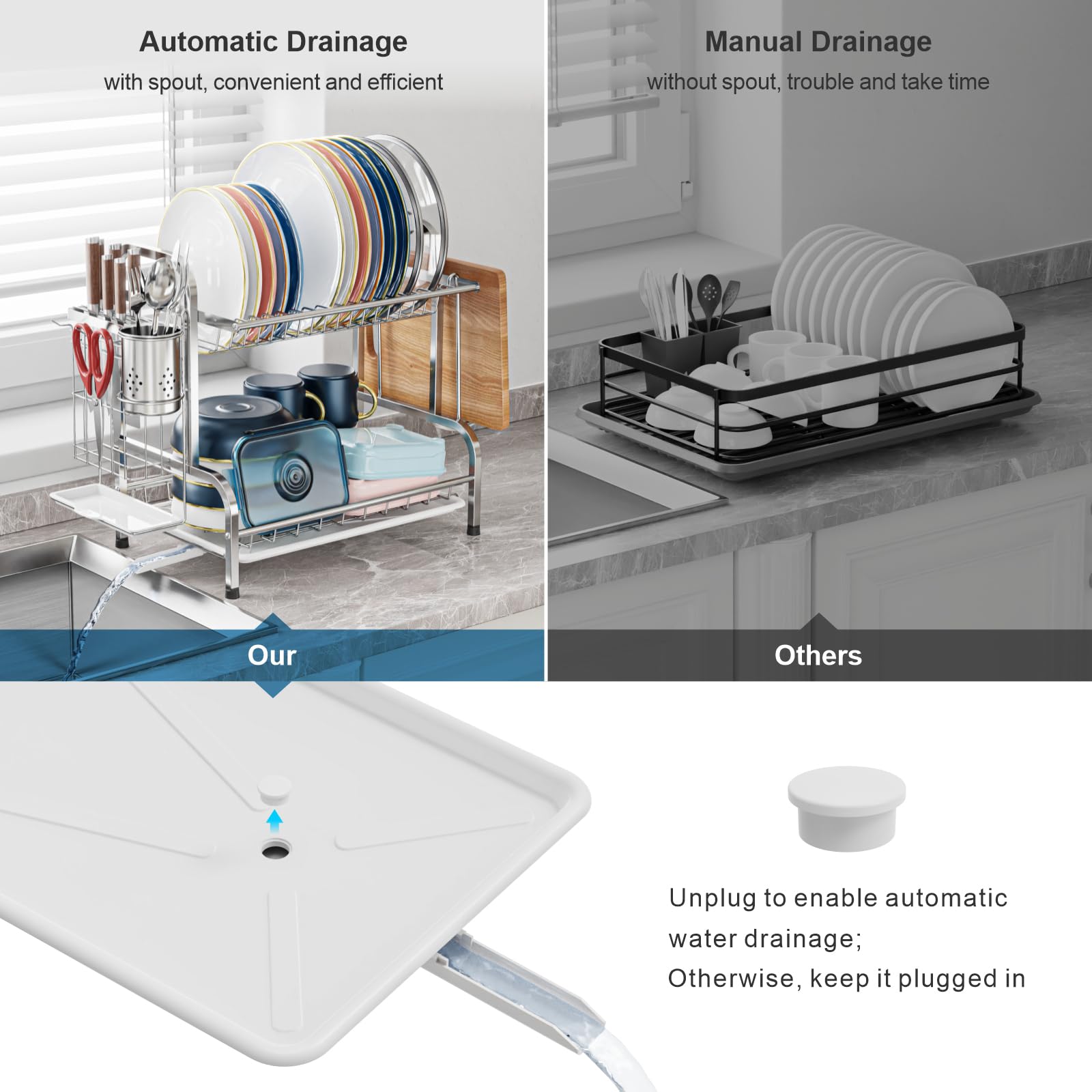 Over the Sink Dish Rack - HW04 – iSPECLE