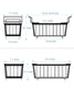 iSPECLE  Stackable and Hanging Freezer Organizer Bins (4 Pack, 5 Pack, 6 Pack)