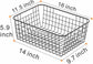 Wire Storage Baskets (6 Large)