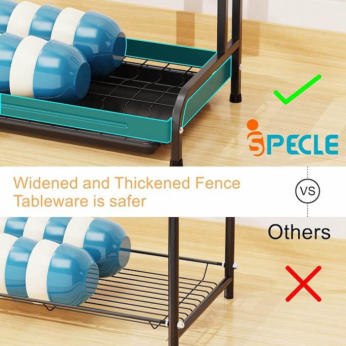 HP25 Super- Fence Dish Drying Rack - iSPECLE