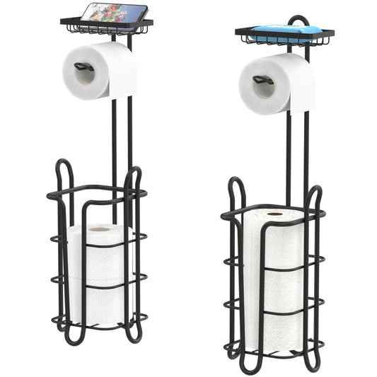 Toilet Paper Holder Stand (2 Pack) - HN01 - iSPECLE