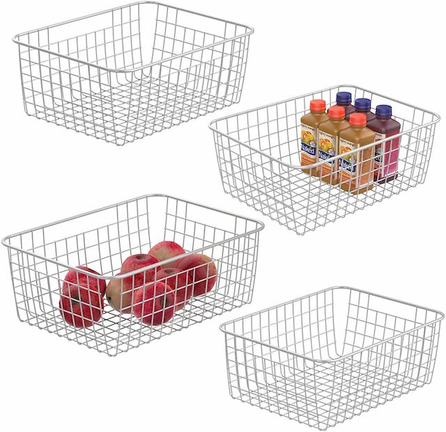 Wire Storage Baskets (2 Large, 2 Medium) - HR044 - iSPECLE