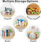 Wire Storage Baskets (2 Large, 2 Medium) - HR044
