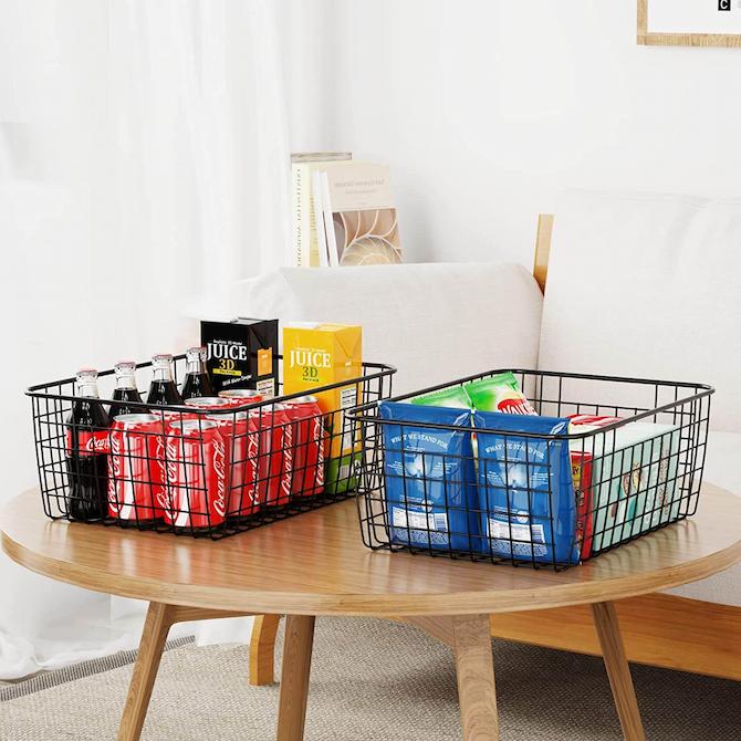 Wire Storage Baskets (2 Large, 2 Medium) - HR044 - iSPECLE